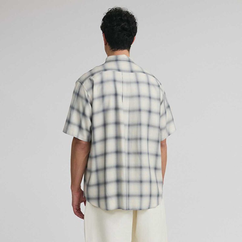 Saturdays NYC Bruce Checked Short Sleeve Shirt image number 1